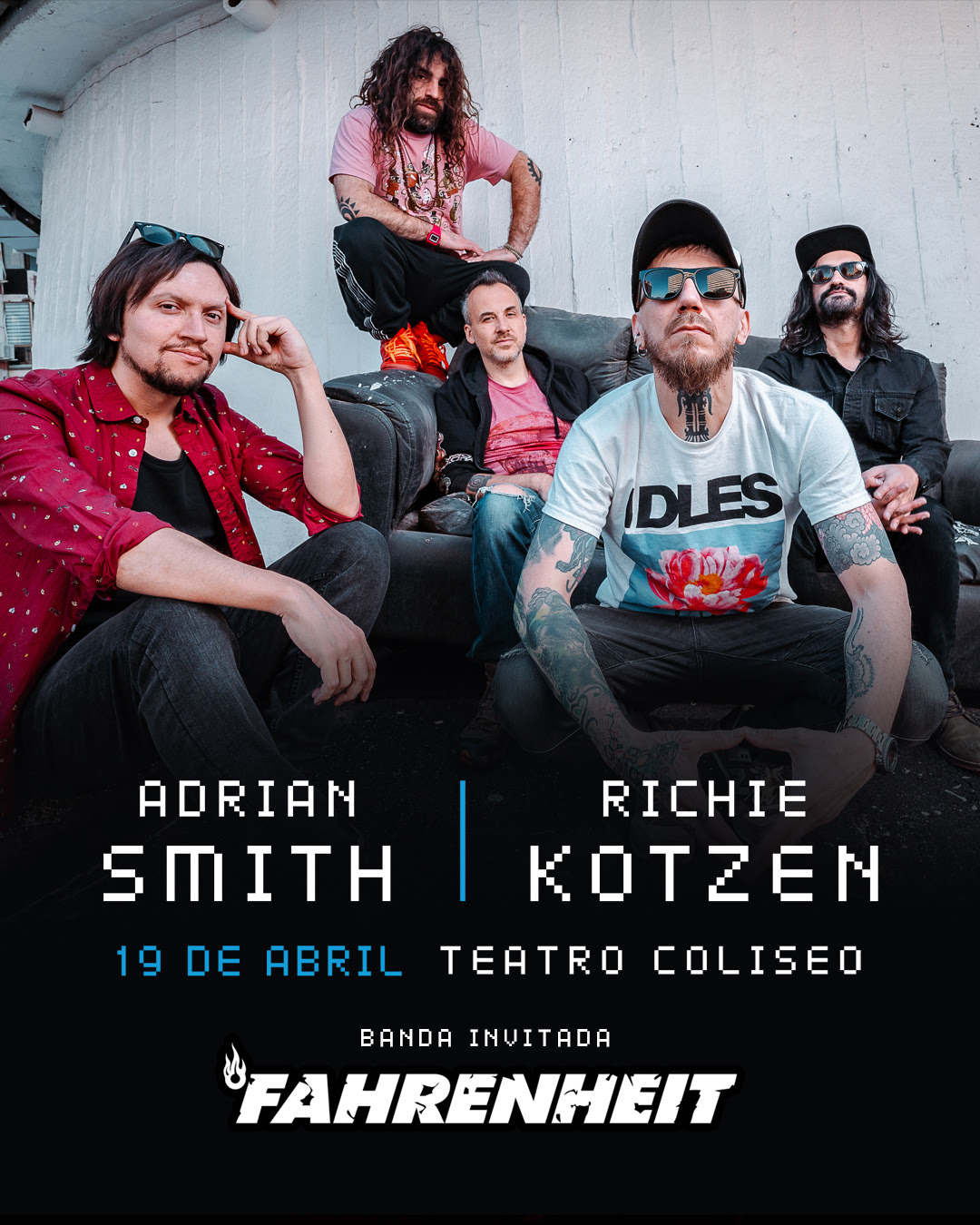 Fahrenheit se suma al concierto de Smith & Kotzen